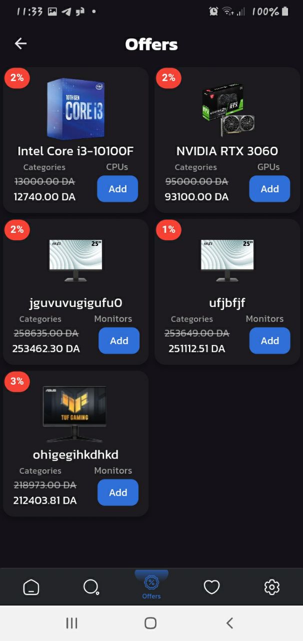 Sinodin Shop offers screen